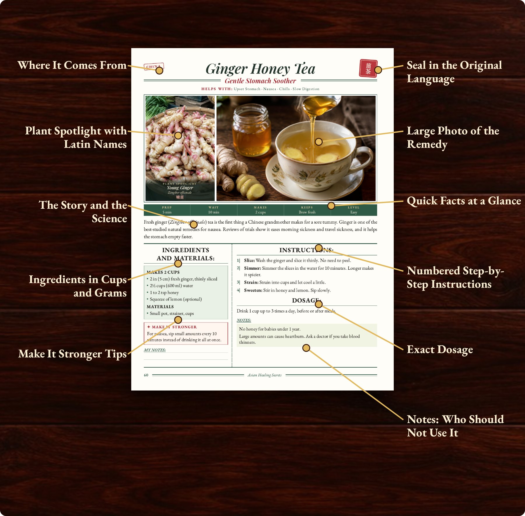 What is on every remedy page